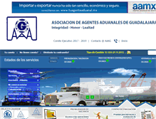 Tablet Screenshot of aaag.org.mx